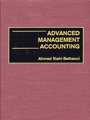 cover image of Advanced Management Accounting